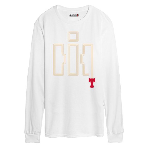 Case IH - IH Tractor Tracks - Men's Long Sleeve Graphic T-Shirt