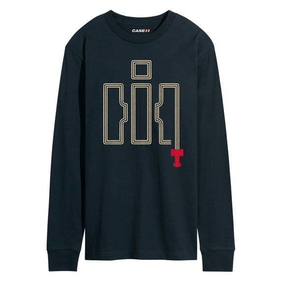 Case IH - IH Tractor Tracks - Men's Long Sleeve Graphic T-Shirt