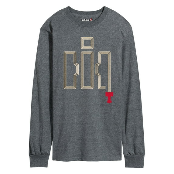 Case IH - IH Tractor Tracks - Men's Long Sleeve Graphic T-Shirt