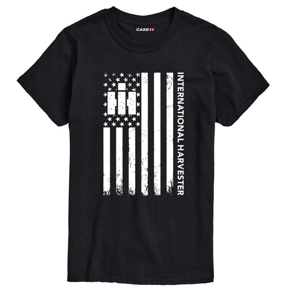 Case IH - Ih Vertical Flag - Men's Short Sleeve Graphic T-Shirt