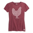 thumbnail image 1 of Case IH - International Harvester Mandala Chicken - Women's Short Sleeve Graphic T-Shirt, 1 of 4