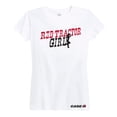 thumbnail image 1 of Case IH - Lesson Learned Red Tractor Girl - Women's Short Sleeve Graphic T-Shirt, 1 of 4