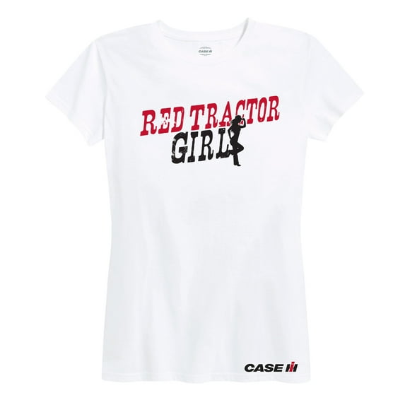 Case IH - Lesson Learned Red Tractor Girl - Women's Short Sleeve Graphic T-Shirt