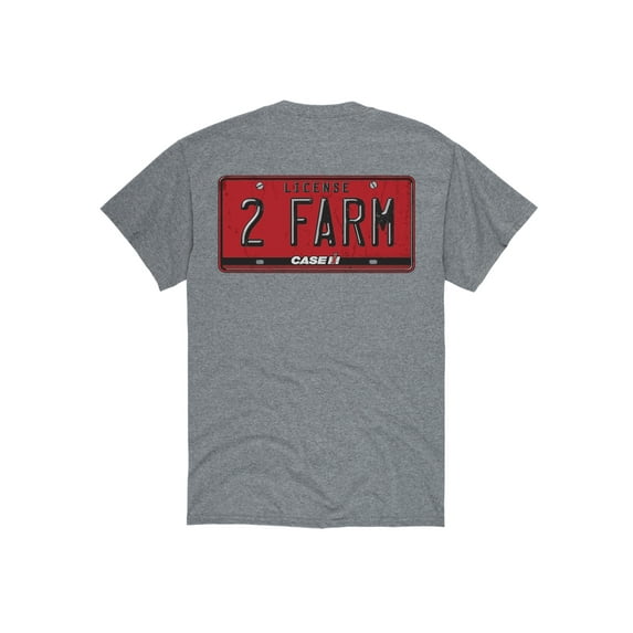 Case IH - License Plate - Men's Short Sleeve Graphic T-Shirt