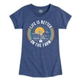 thumbnail image 1 of Case IH - Life Is Better On The Farm - Youth Girl Short Sleeve T-Shirt, 1 of 5
