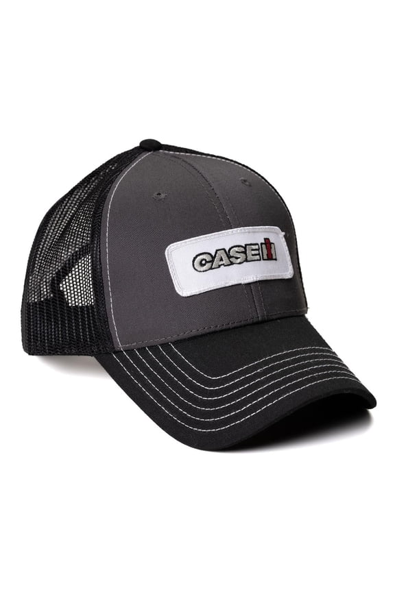 Logo Gray & Black Mesh Back Hat, CIHGBM