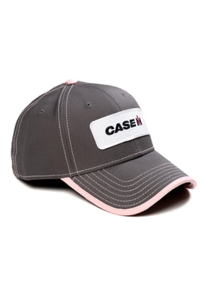 Logo Gray Hat with Pink Accents, CIH45