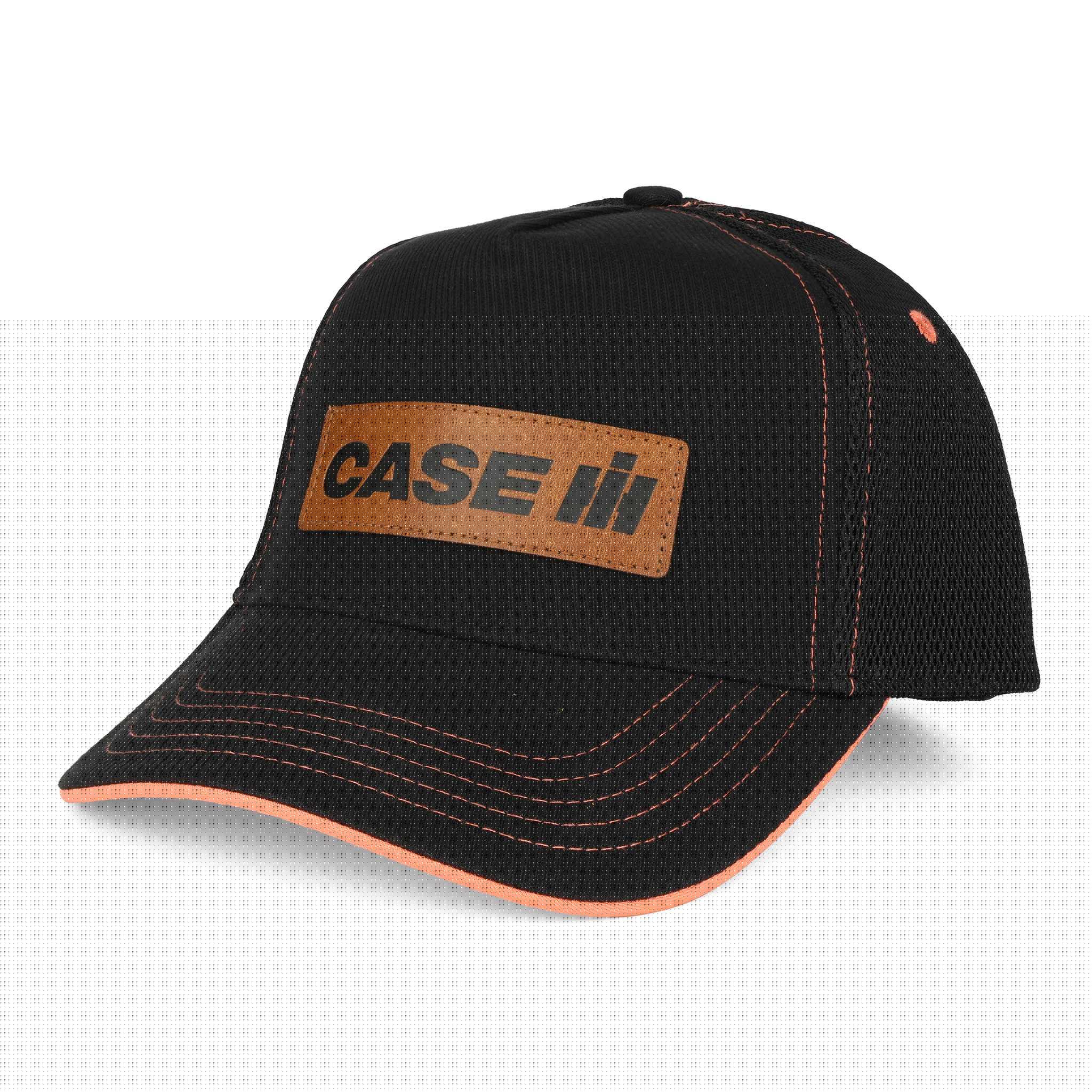 Logo Ladies Black Trucker Mesh Back Cap IH07-2760