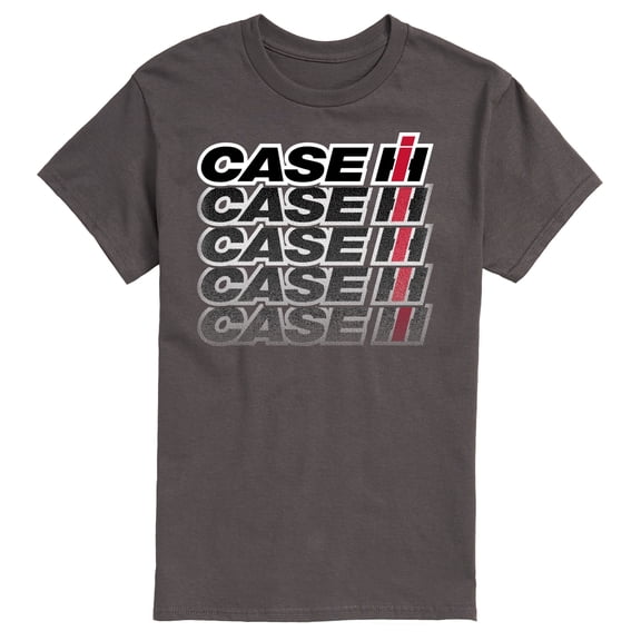 Case IH Logo Repeat Fade - Men's Short Sleeve Graphic T-Shirt