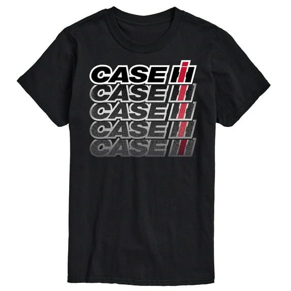 Case IH Logo Repeat Fade - Men's Short Sleeve Graphic T-Shirt