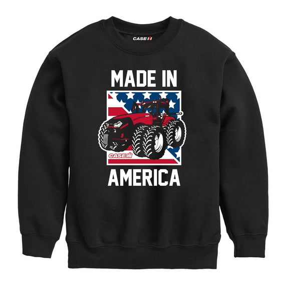 Case IH - Made In America - Youth Crewneck Fleece Sweatshirt