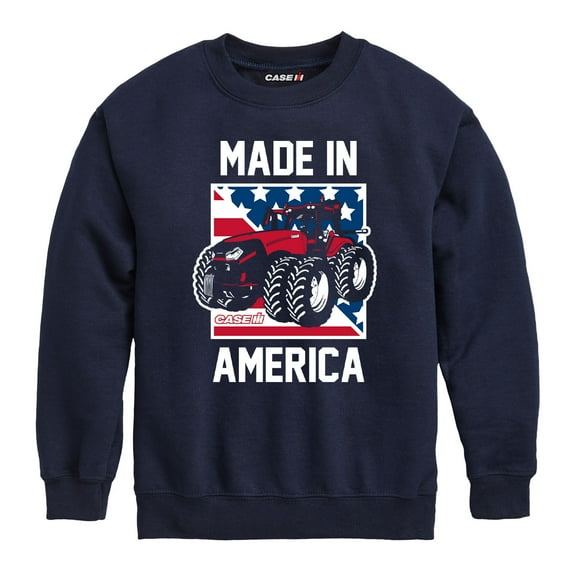 Case IH - Made In America - Youth Crewneck Fleece Sweatshirt