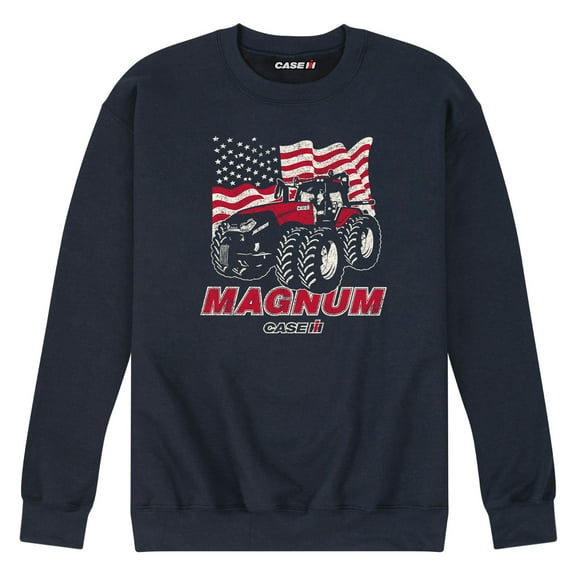 Case IH - Magnum Distressed Flag  - Men's Crew Fleece Sweatshirt