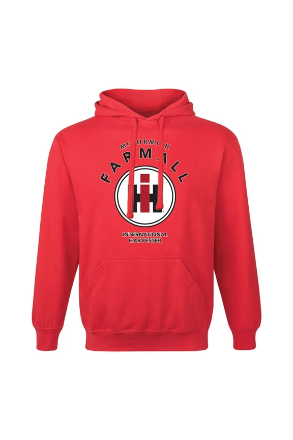 - Mccormick Farmall Circle IH Logo Adult - Men's Pullover Hoodie