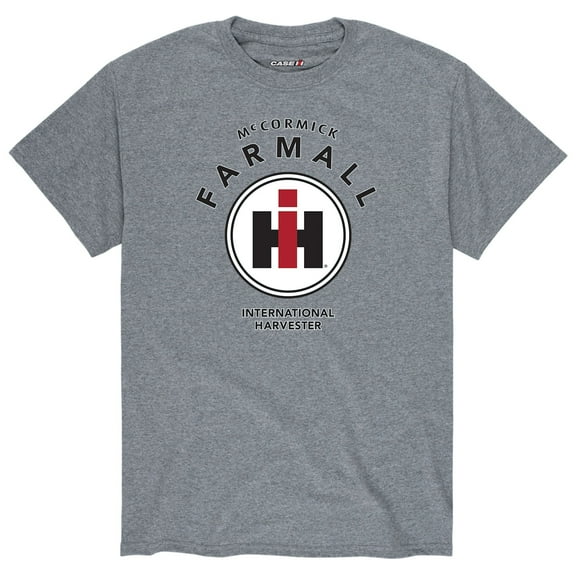 Case IH - Mccormick Farmall Circle IH Logo Adult - Men's Short Sleeve Graphic T-Shirt