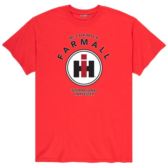 Case IH - Mccormick Farmall Circle IH Logo Adult - Men's Short Sleeve Graphic T-Shirt