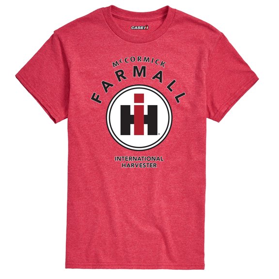 Case IH - Mccormick Farmall Circle IH Logo Adult - Men's Short Sleeve Graphic T-Shirt