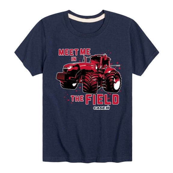 Case IH - Meet Me In The Field - Youth Short Sleeve Graphic T-Shirt