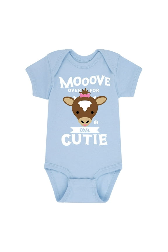 - Mooove Over Cow Cutie - Infant Baby One Piece