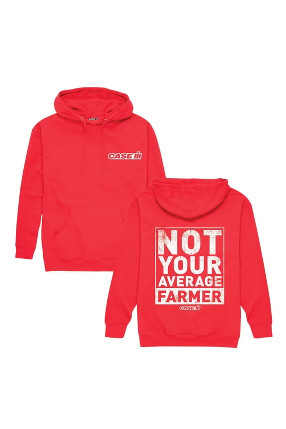 Not Your Average Farmer Red Hooded Sweatshirt D20520