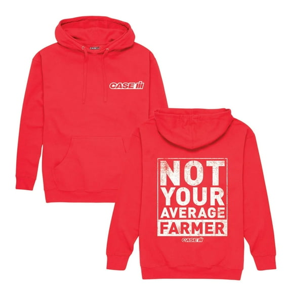 Case IH Not Your Average Farmer Red Hooded Sweatshirt D20520