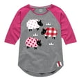 thumbnail image 1 of Case IH - Patterned Sheep - Toddler Girl Short Sleeve T-Shirt, 1 of 4