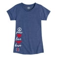 thumbnail image 1 of Case IH - Peace Love Horses - Youth Girl Short Sleeve T-Shirt, 1 of 5