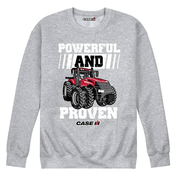 Case IH Powerful And Proven - Men's Crew Neck Fleece Pullover