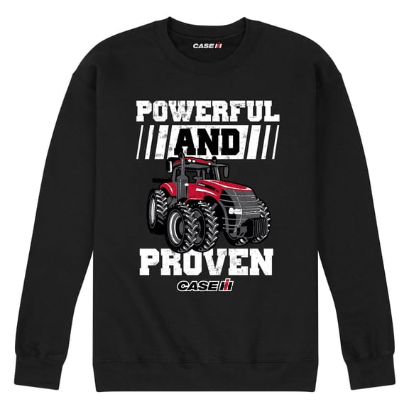 Case IH Powerful And Proven - Men's Crew Neck Fleece Pullover
