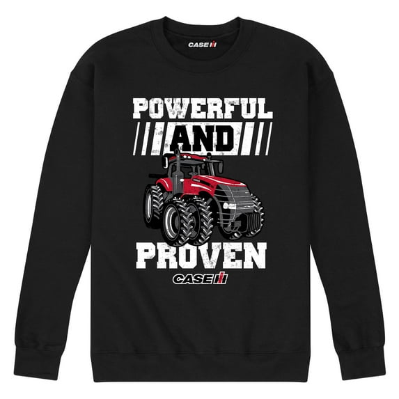 Case IH Powerful And Proven - Men's Crew Neck Fleece Pullover