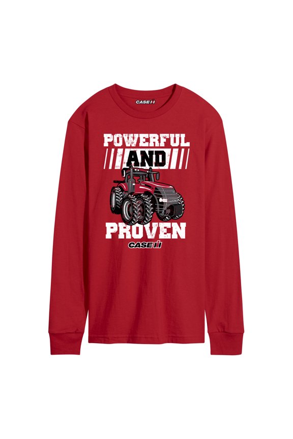 Case IH Powerful And Proven - Men's Long Sleeve T-Shirt