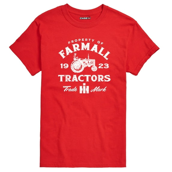 Case IH - Property Of Farmall Tractors - Men's Short Sleeve Graphic T-Shirt