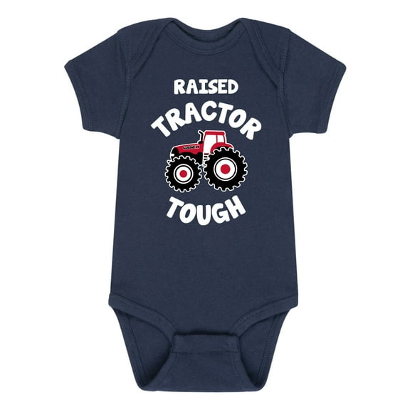 Case IH - Raised Tractor Tough - Infant Baby One Piece