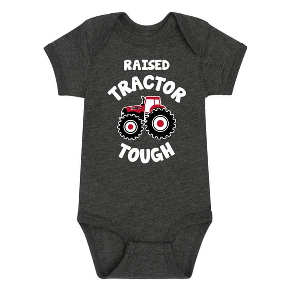 Case IH - Raised Tractor Tough - Infant Baby One Piece