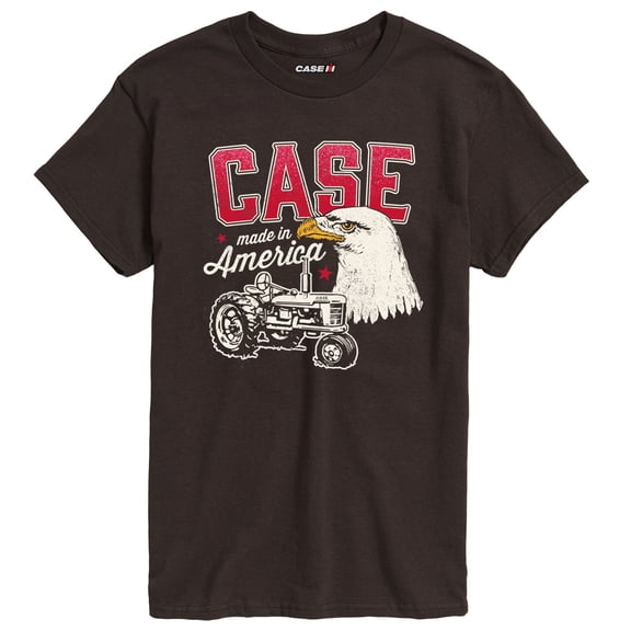 Case IH - Retro Case Old Abe And Tractor - Men's Short Sleeve Graphic T-Shirt