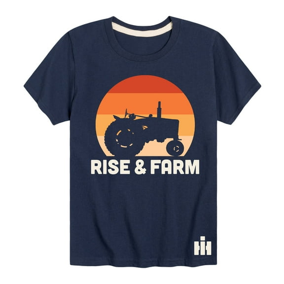Case IH - Rise And Farm - Youth Short Sleeve Graphic T-Shirt