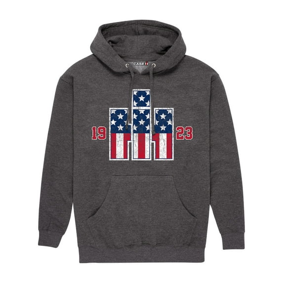 Case IH - S21 Vintage Tractor Patriotic - Men's Pullover Hoodie