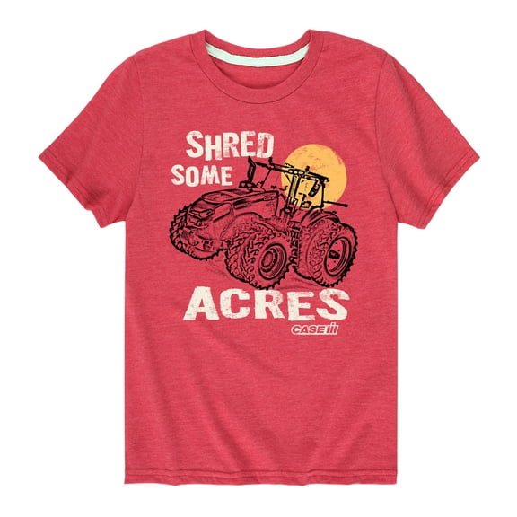 Case IH - Shred Some Acres - Youth Short Sleeve Graphic T-Shirt