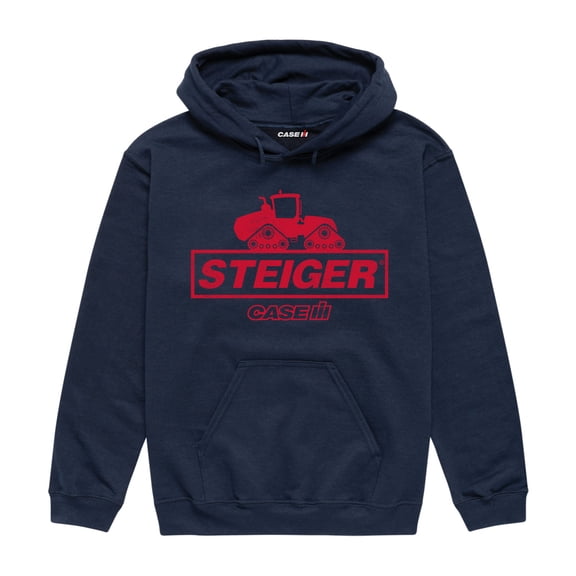 Case IH Steiger - Men's Pullover Hooded Fleece Sweatshirt