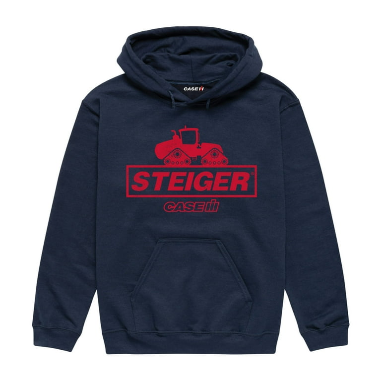 Case IH Steiger Men s Pullover Hooded Fleece Sweatshirt Walmart