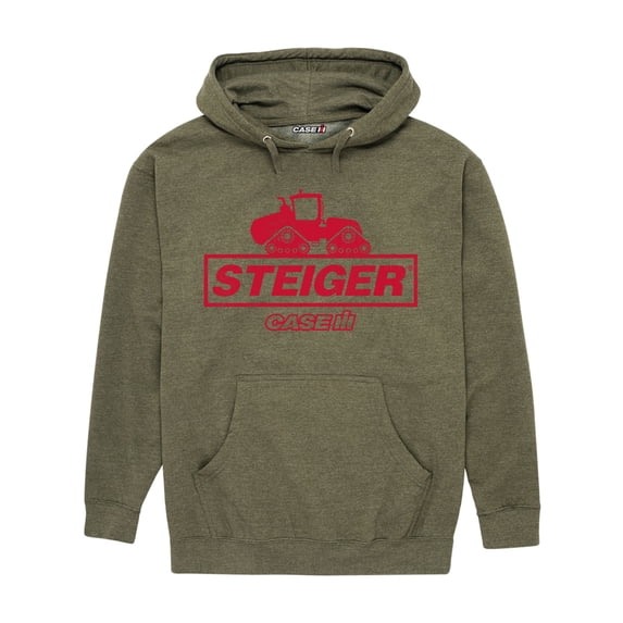 Case IH Steiger - Men's Pullover Hooded Fleece Sweatshirt