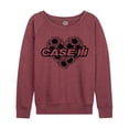 thumbnail image 1 of Case IH Sunflower Heart - Women's Lightweight French Terry Long Sleeve Shirt, 1 of 6