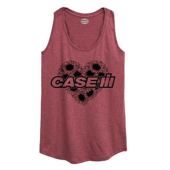 Case IH Sunflower Heart - Women's Racerback Tank Top