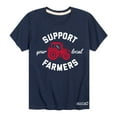 thumbnail image 1 of Case IH - Support Your Local Farmers - Toddler Short Sleeve Graphic T-Shirt, 1 of 4