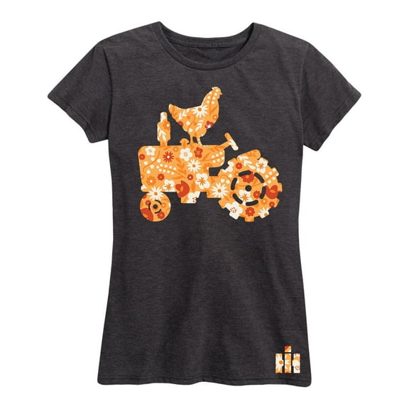Case IH - Tractor Floral Fill Womens - Women's Short Sleeve Graphic T-Shirt