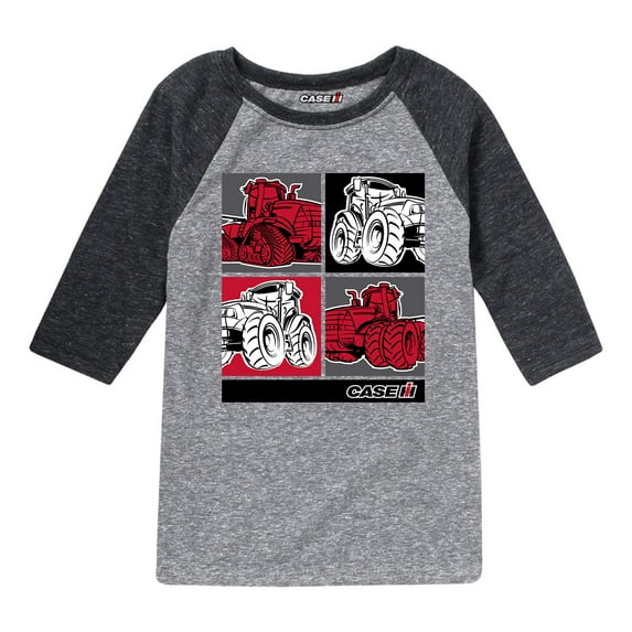 Case IH - Tractor Grid - Youth Raglan Graphic T-Shirt