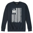 thumbnail image 1 of Case IH - Vertical American Flag - Men's Crew Fleece Sweatshirt, 1 of 5
