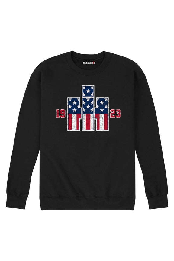 - Vintage Ih Patriotic- Men's Crew Fleece Sweatshirt