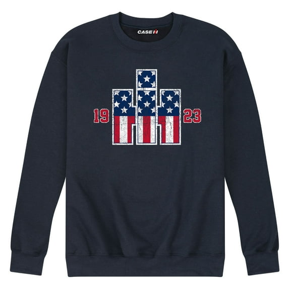 Case IH - Vintage Ih Patriotic- Men's Crew Fleece Sweatshirt