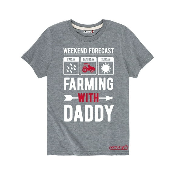 Case IH Weekend Forecast Farming - Toddler Short Sleeve Graphic T-Shirt
